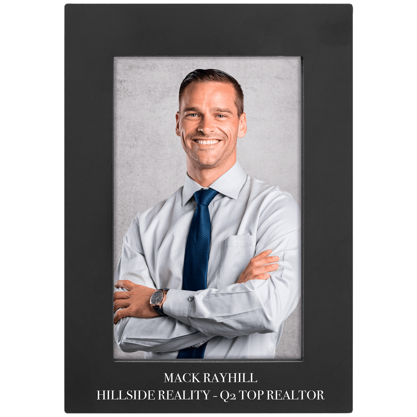 Black Anodized Aluminum Photo Frame