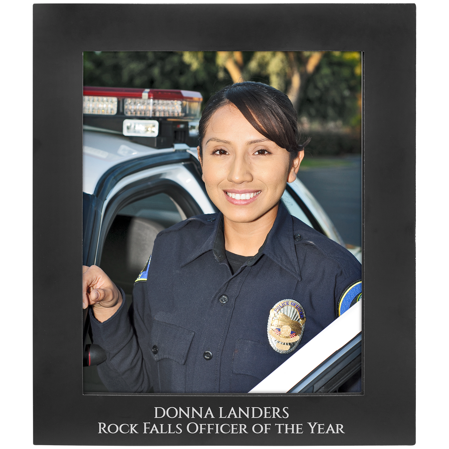 Black Anodized Aluminum Photo Frame