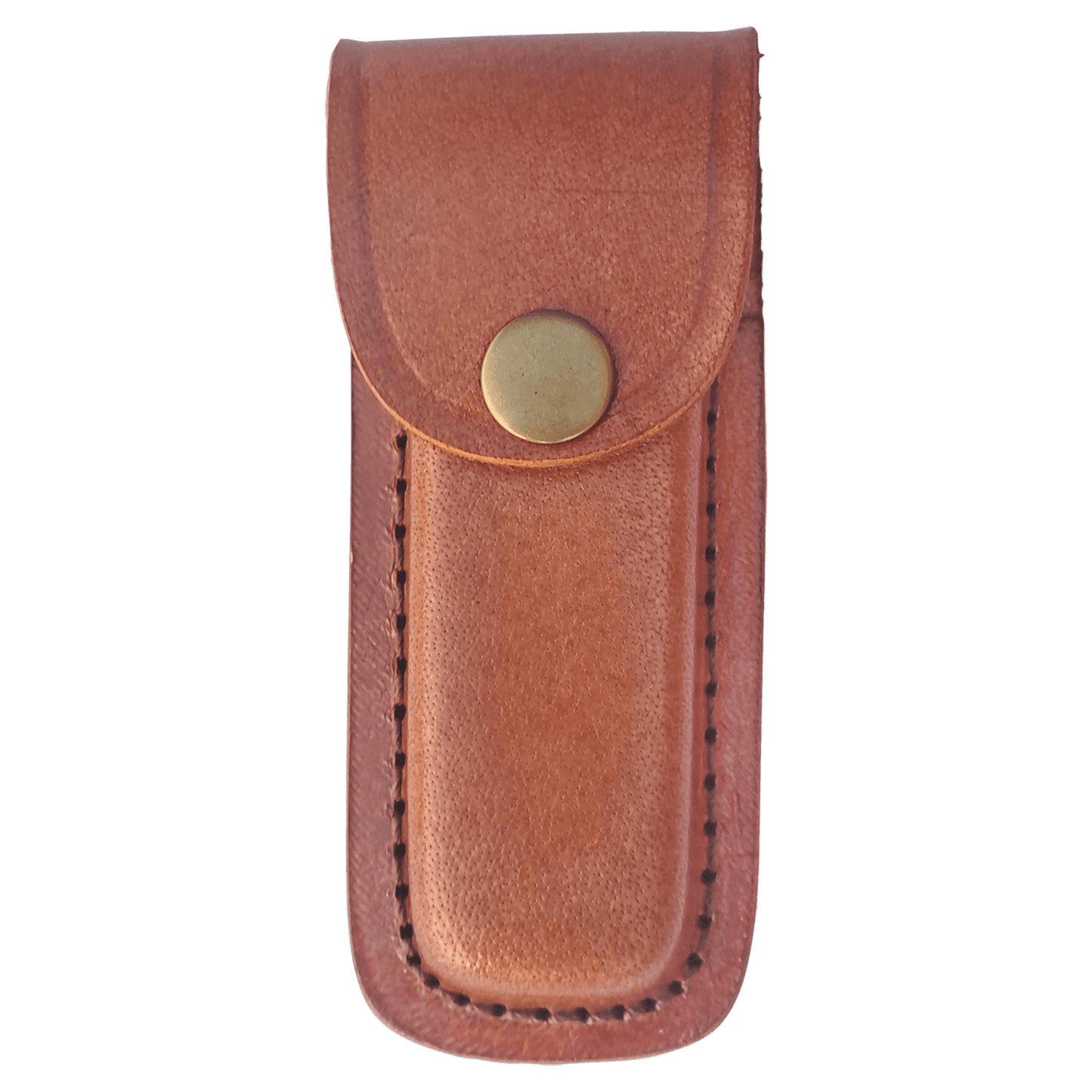 Bison River Leather Sheath with Snap Closure for 4" Folding Knife