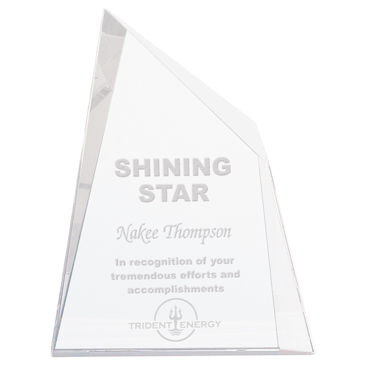 Small Crystal Facet Wedge