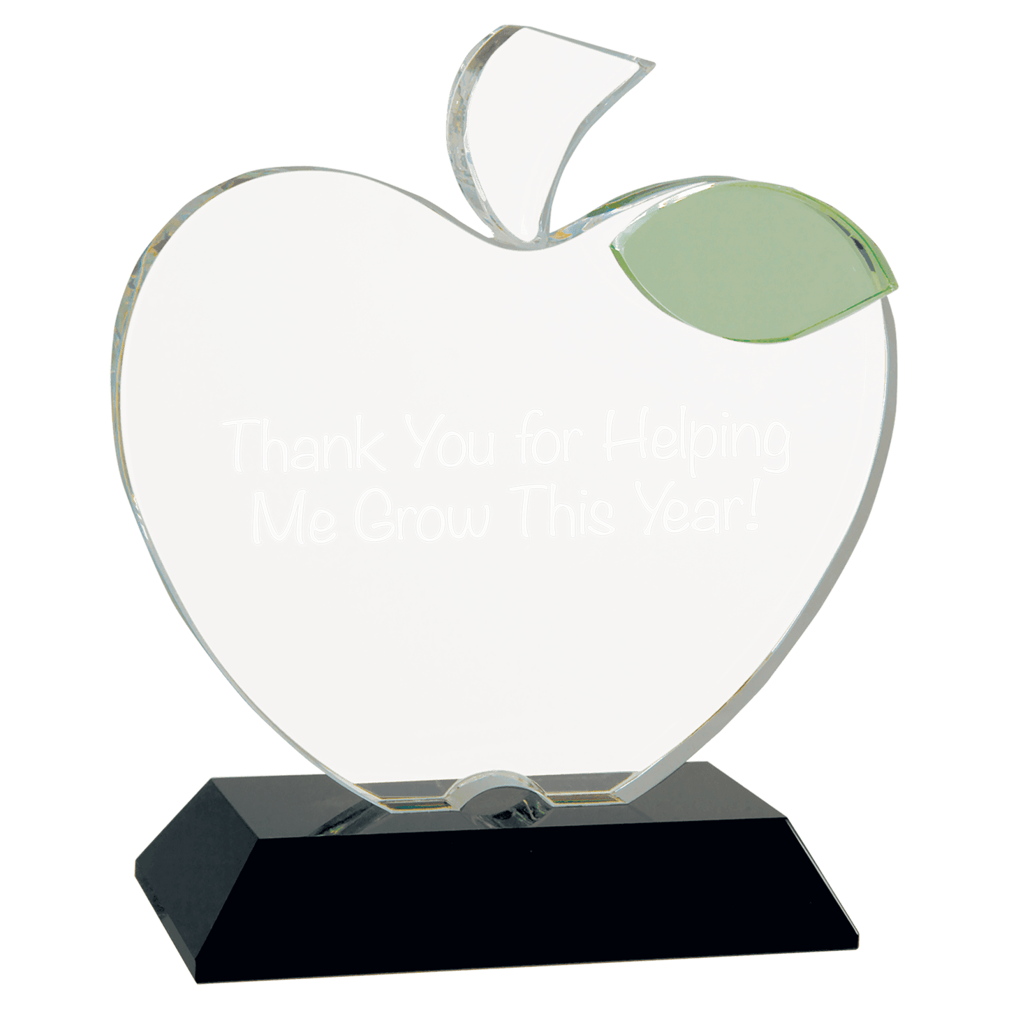 Crystal Apple with Base