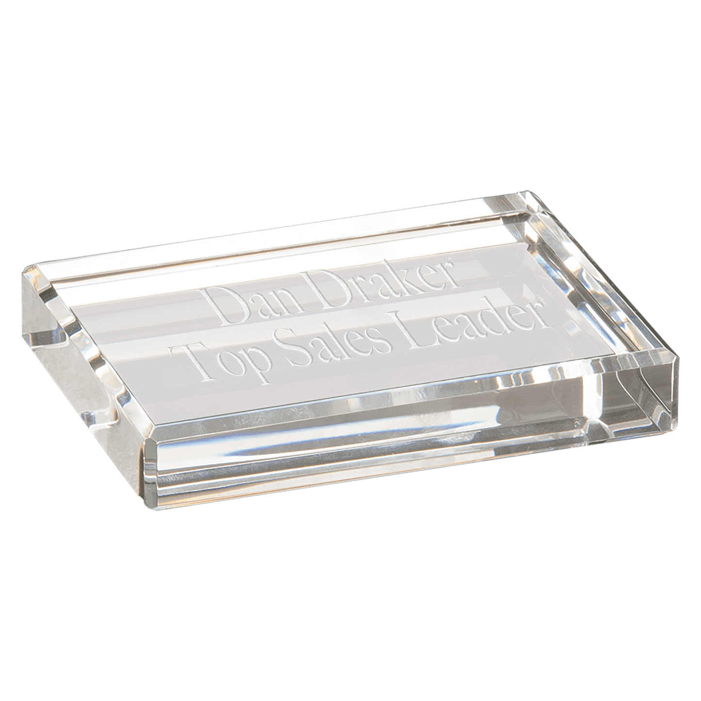 Premier Crystal Rectangle Paperweight