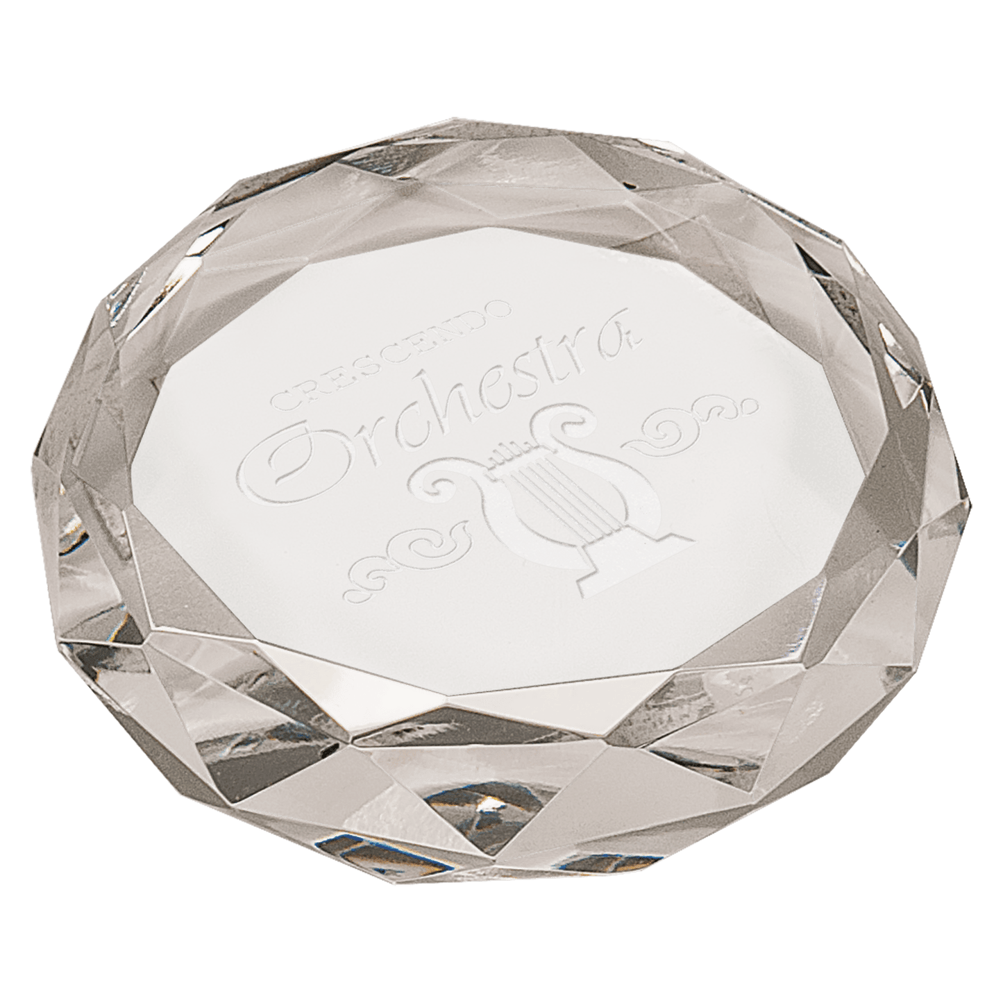 Premier Crystal Round Paperweight
