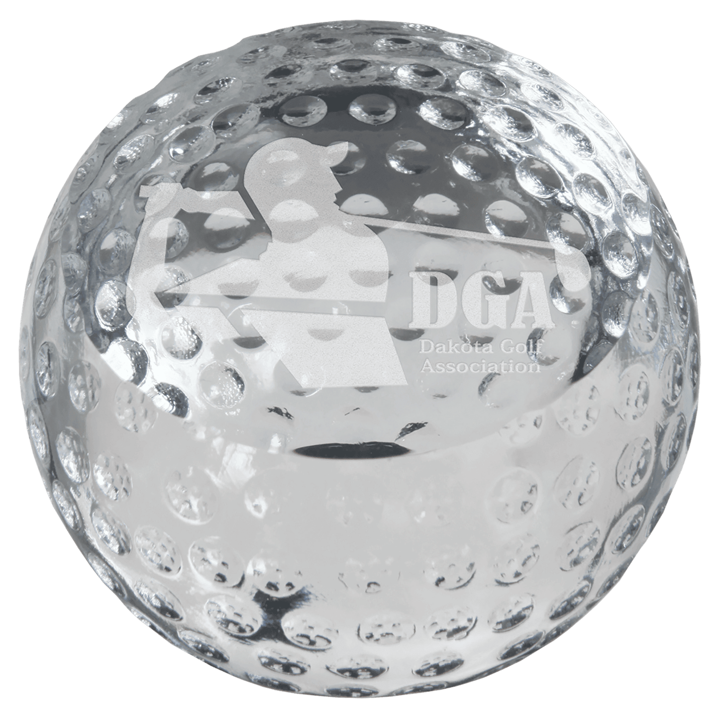 Premier Crystal Golf Ball Paperweight