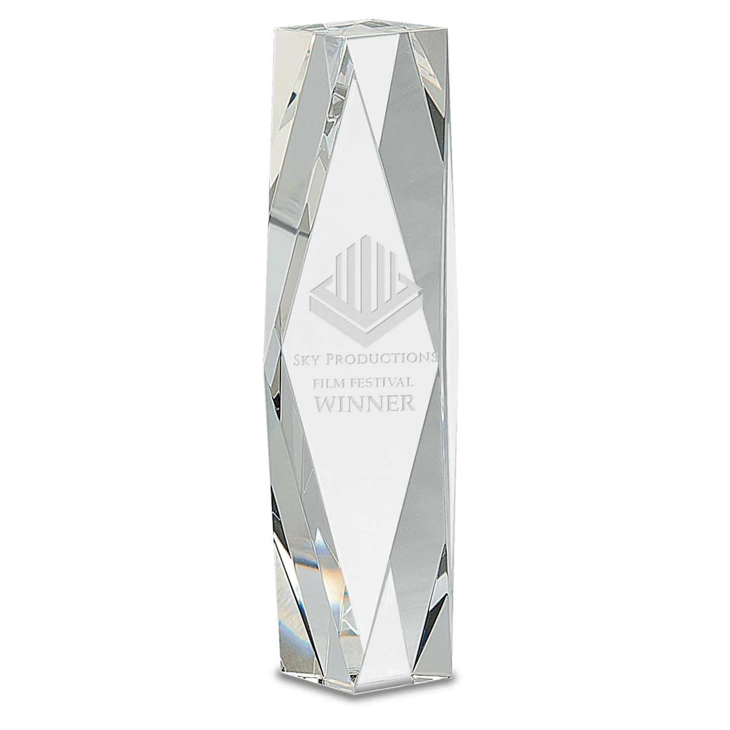 10" Crystal Facet Tower