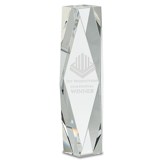 10" Crystal Facet Tower