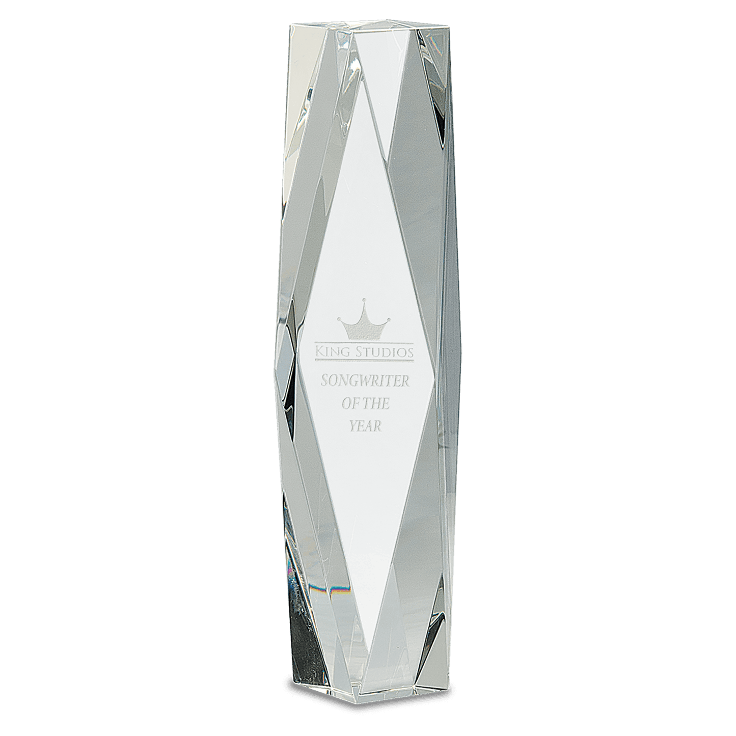 12" Crystal Facet Tower
