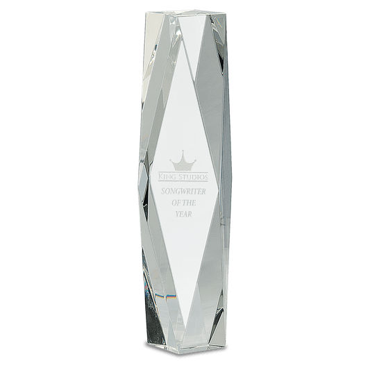 12" Crystal Facet Tower