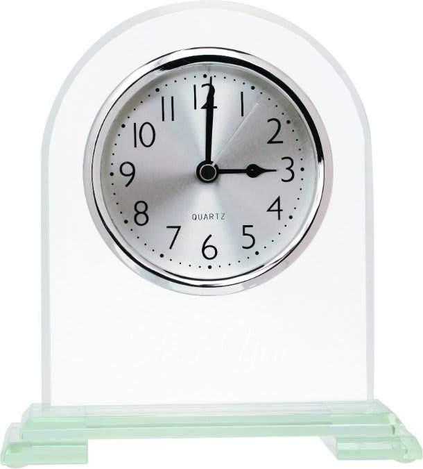 Arch Glass Clock