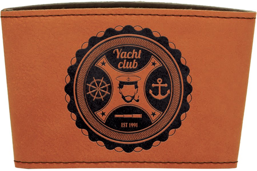 Rawhide Leatherette Mug Sleeve