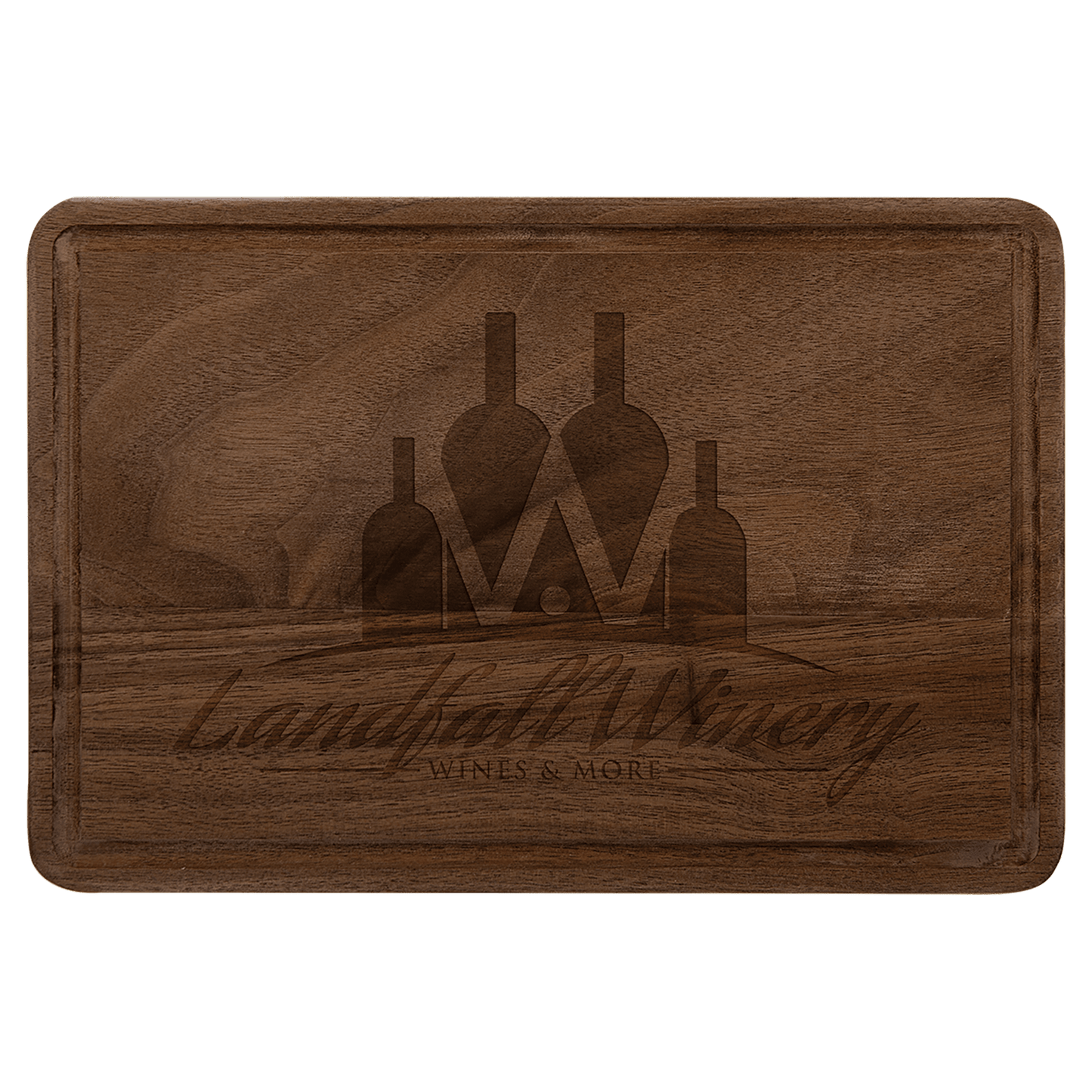 Walnut Cutting Boards with Drip Ring