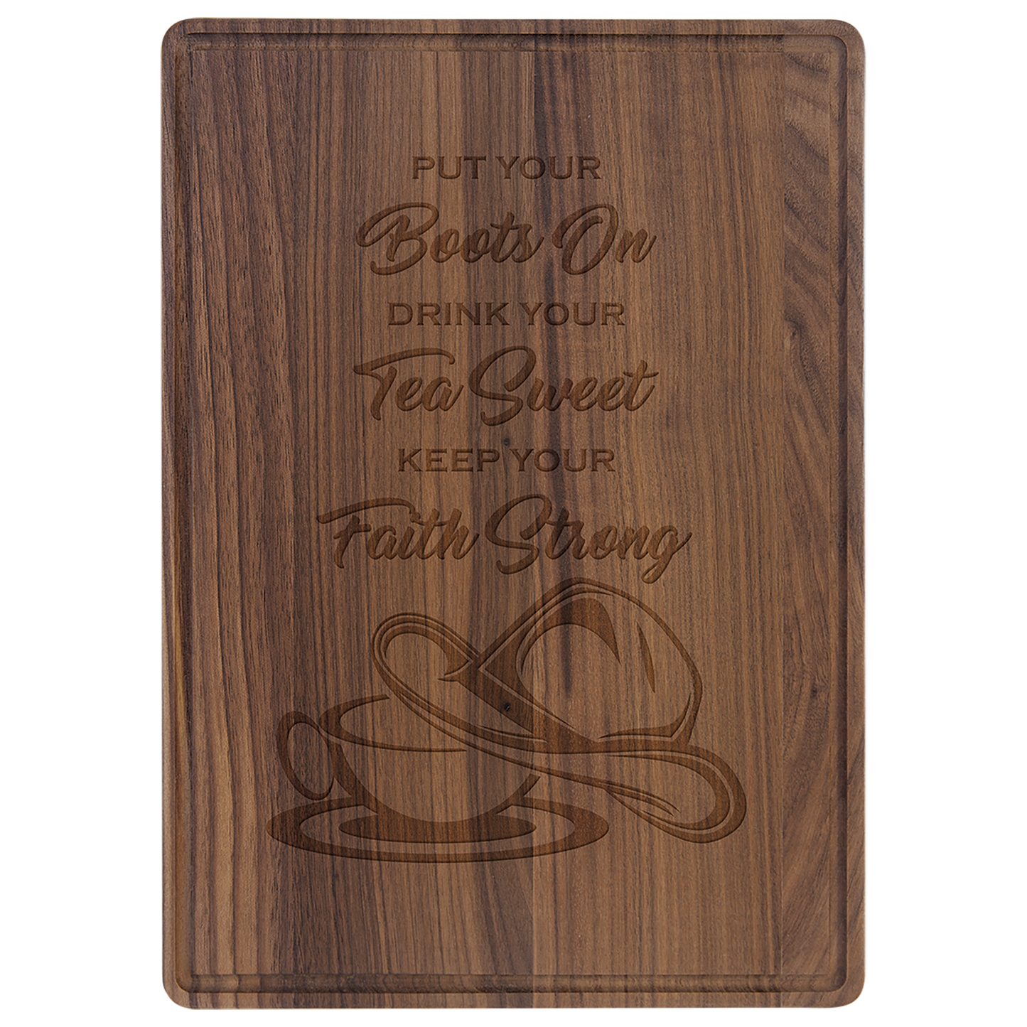 Walnut Cutting Boards with Drip Ring