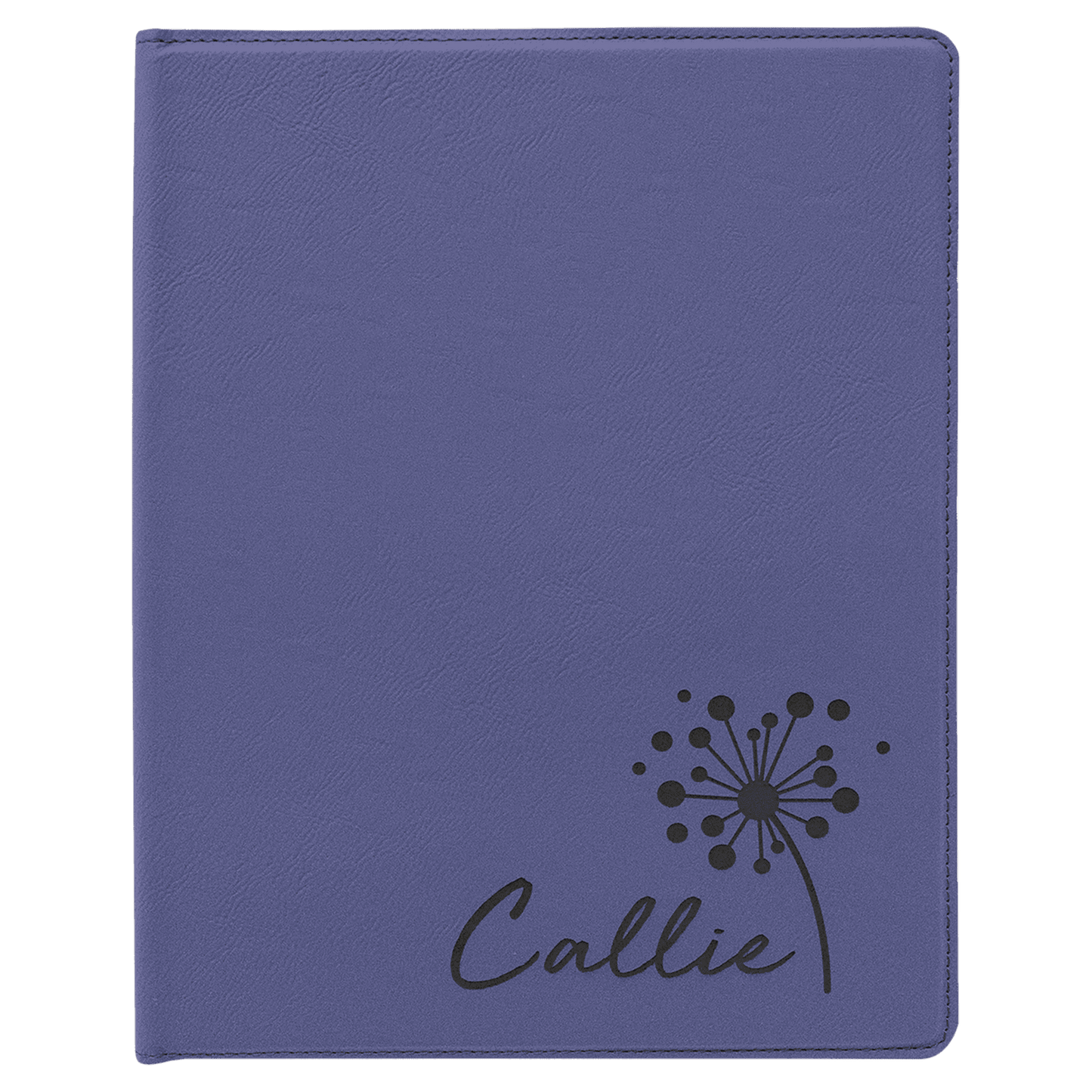 Purple Leatherette Portfolio
