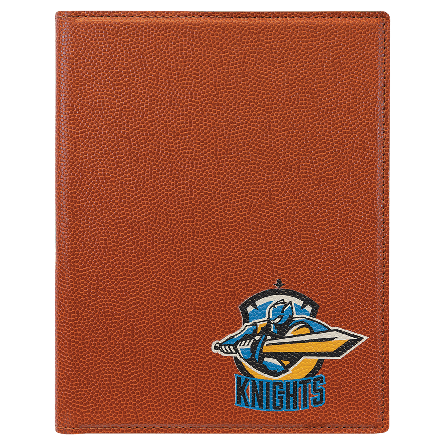 Football Small Leatherette Portfolio with Notepad