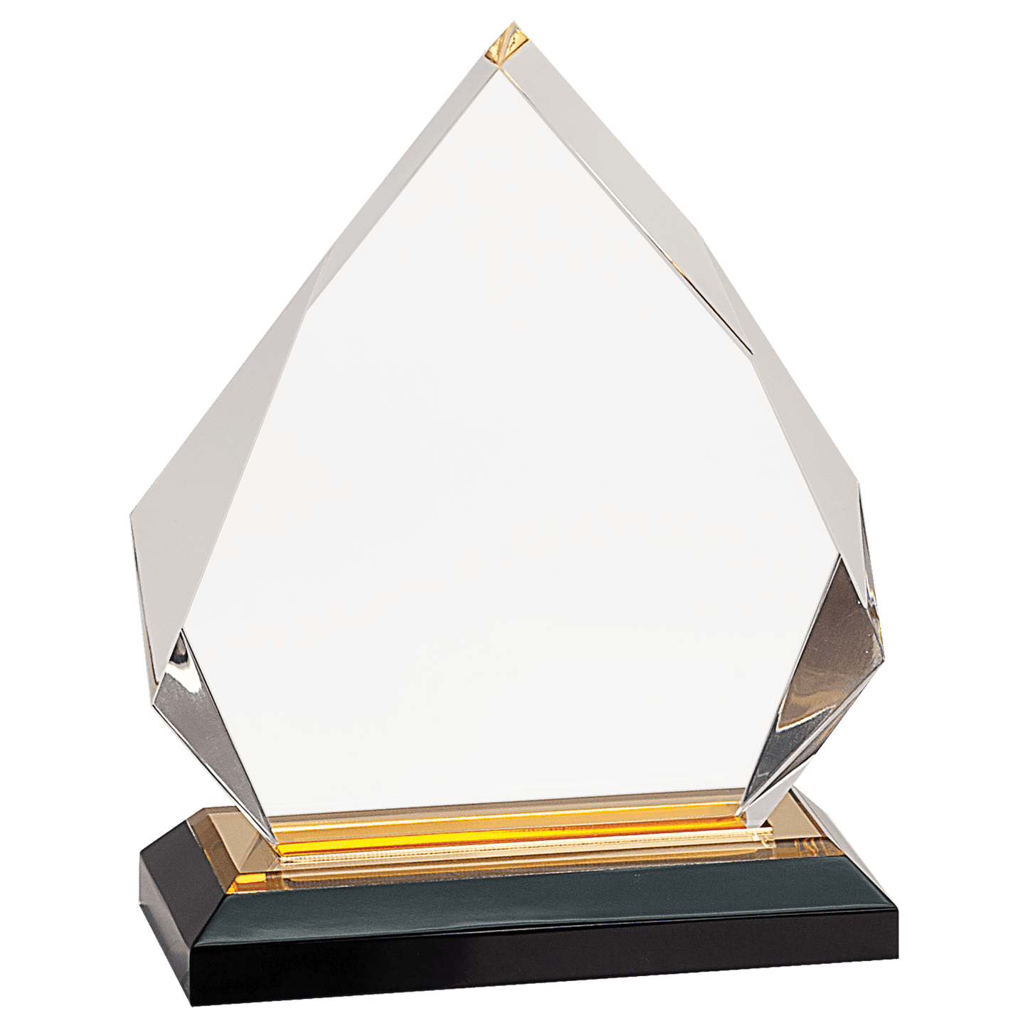 6 3/4" Gold Diamond Impress Acrylic with Base