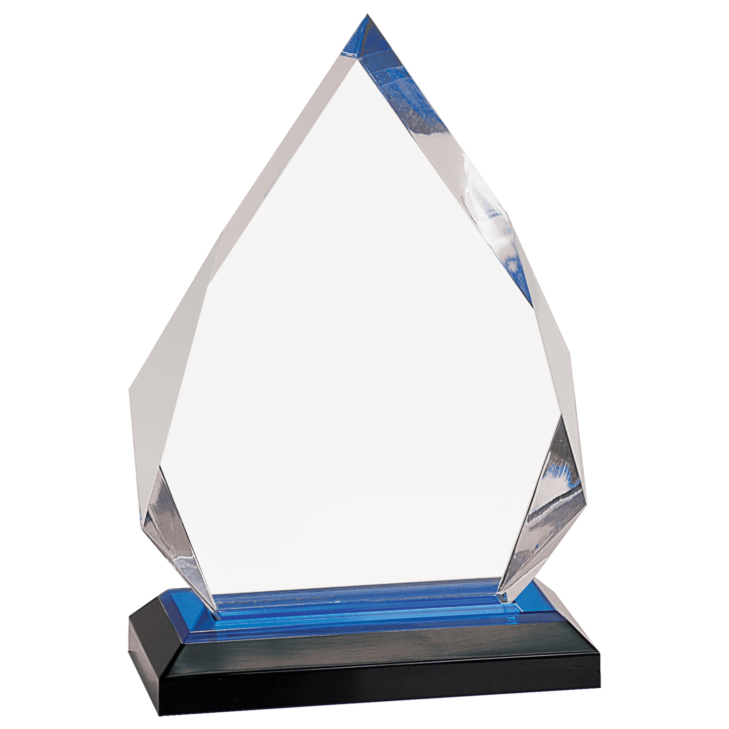 7 3/4"  Blue Diamond Impress Acrylic with Base