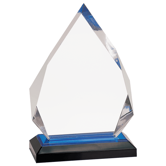 7 3/4"  Blue Diamond Impress Acrylic with Base