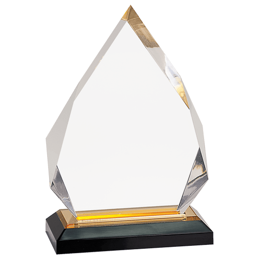 7 3/4" Gold Diamond Impress Acrylic with Base