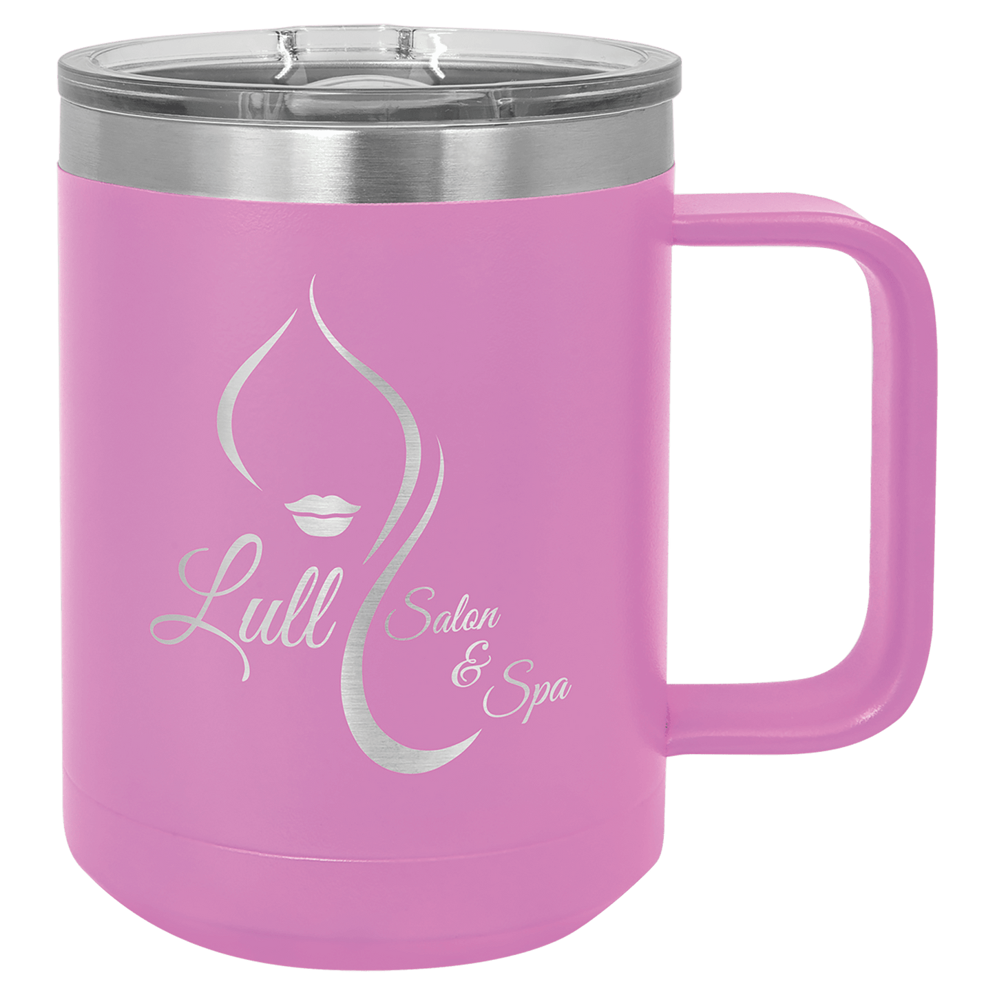 Light Purple Polar Camel 15 oz. Coffee Mug with Clear Slider Lid