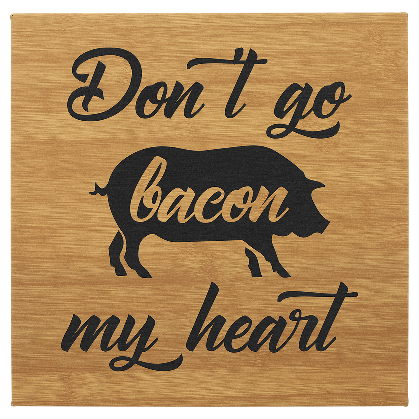 Bamboo Leatherette Wall Decor/Signage