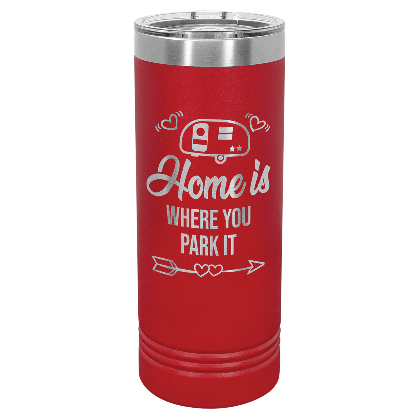 Red 22 oz. Polar Camel Skinny Tumbler with Slider Lid