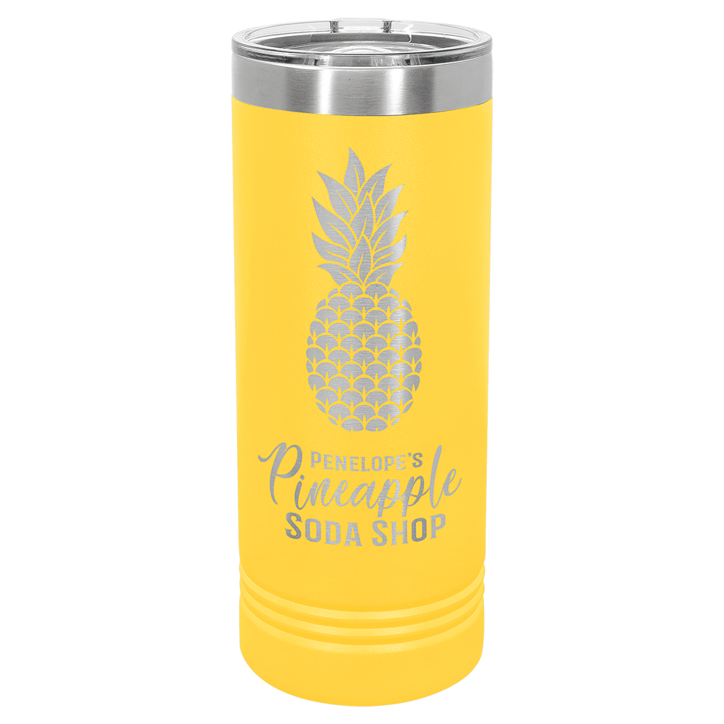 Yellow 22 oz. Polar Camel Skinny Tumbler with Slider Lid