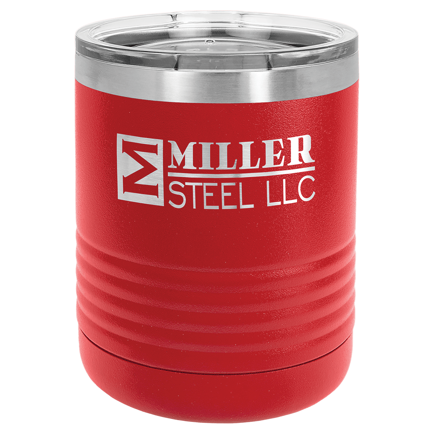 10 oz. Tumbler with Clear Lid, Stainless Steel Insulated Drinkware