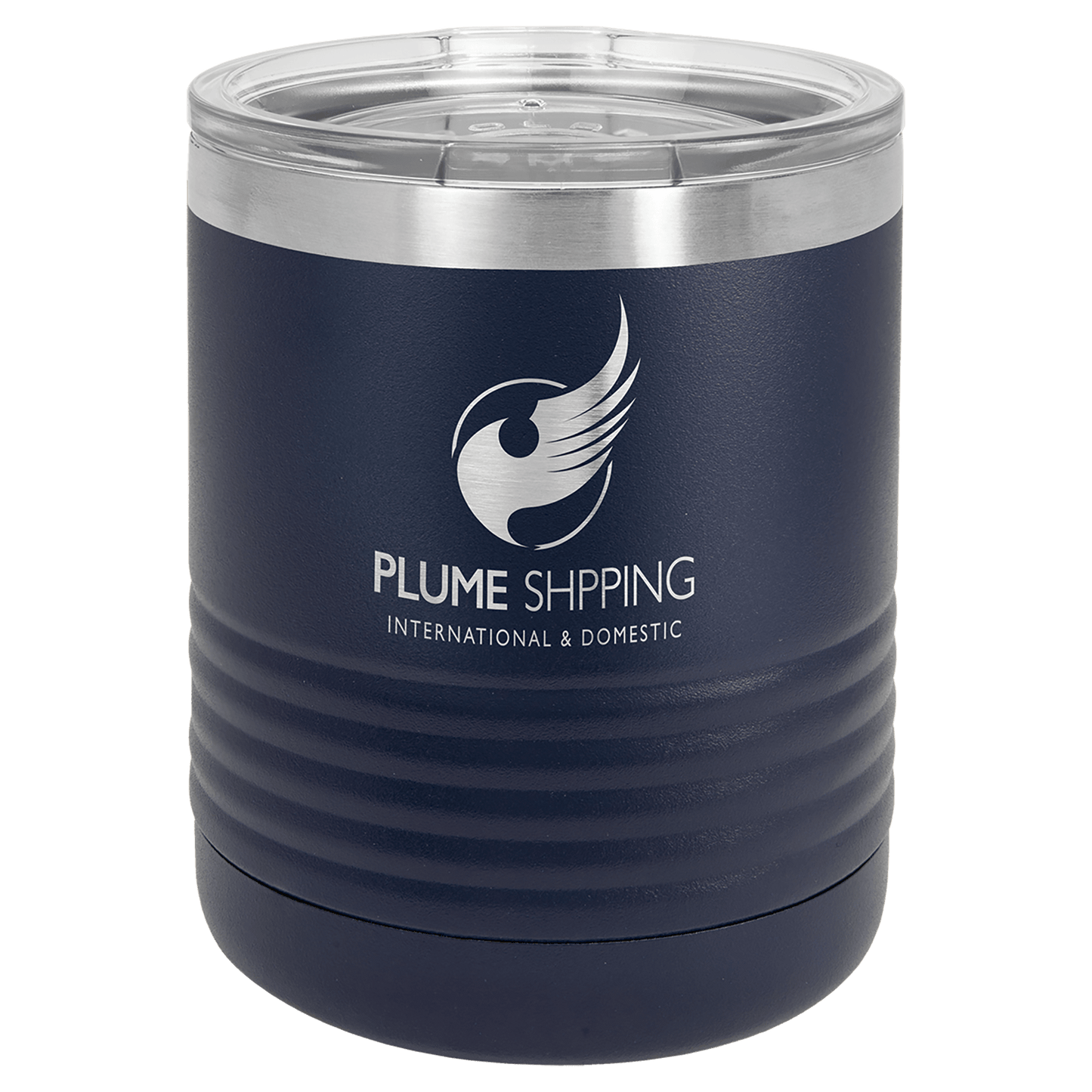 10 oz. Tumbler with Clear Lid, Stainless Steel Insulated Drinkware