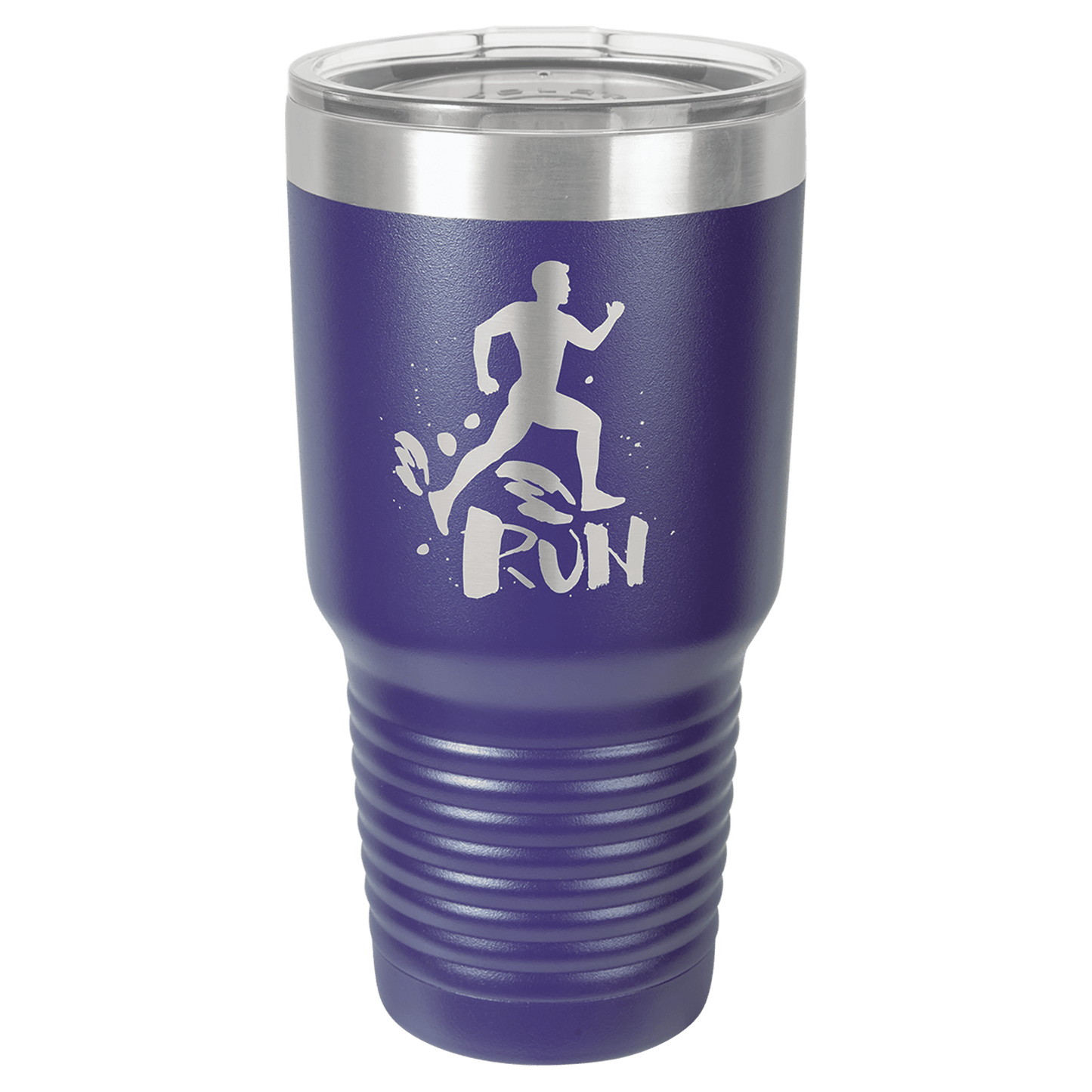 Purple 30 oz. Polar Camel Ringneck Tumbler with Clear Lid