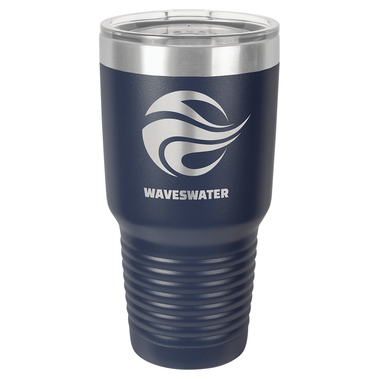 Navy Blue 30 oz. Polar Camel Ringneck Tumbler with Clear Lid