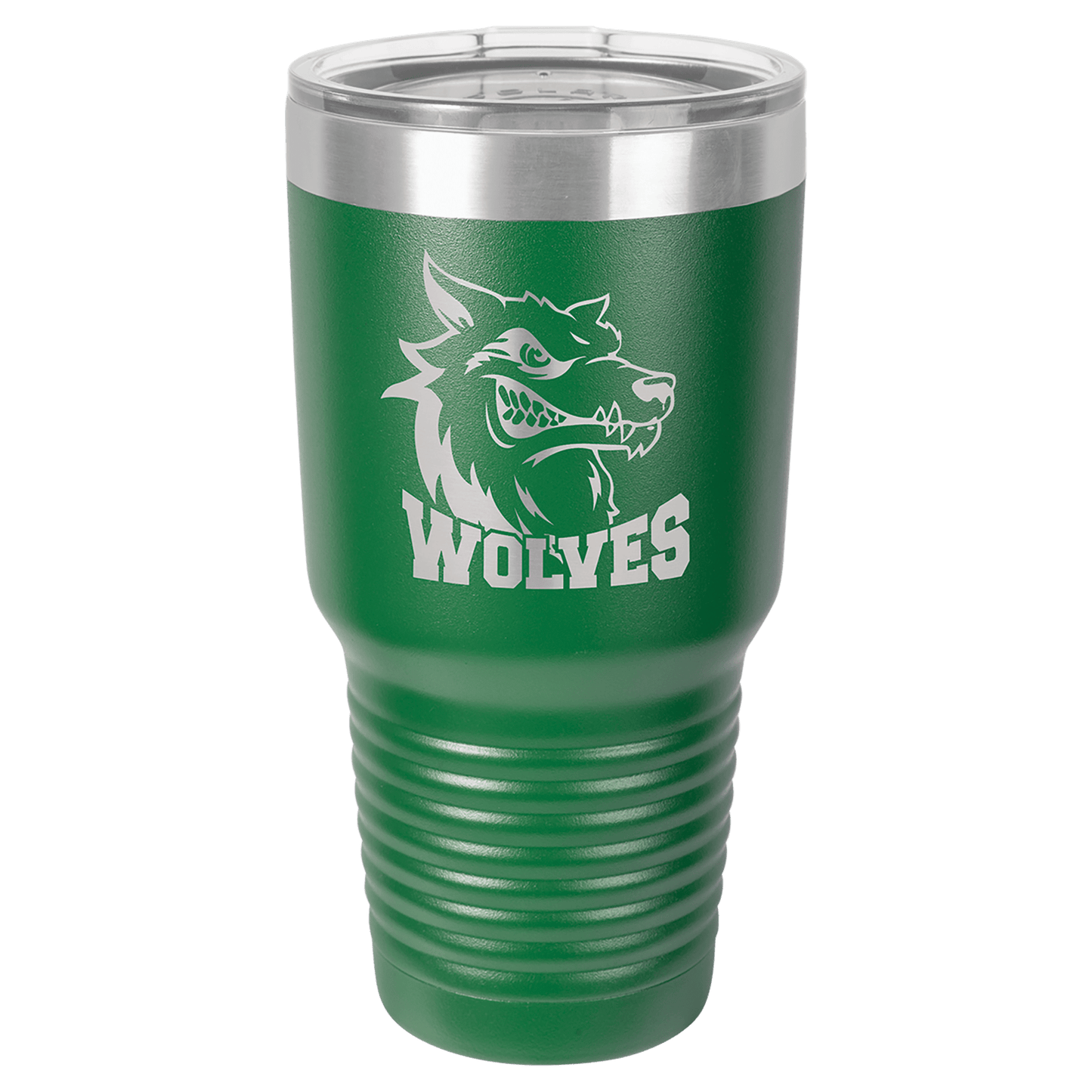 Green 30 oz. Polar Camel Ringneck Tumbler with Clear Lid