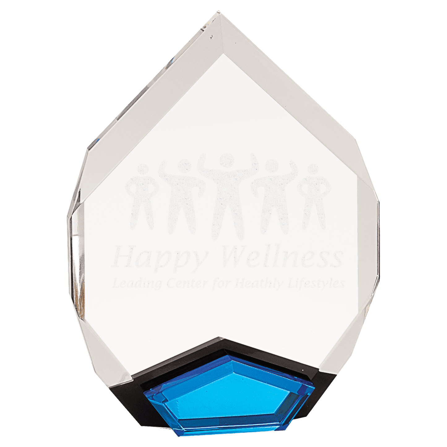 6" x 8" Blue Marquis Acrylic