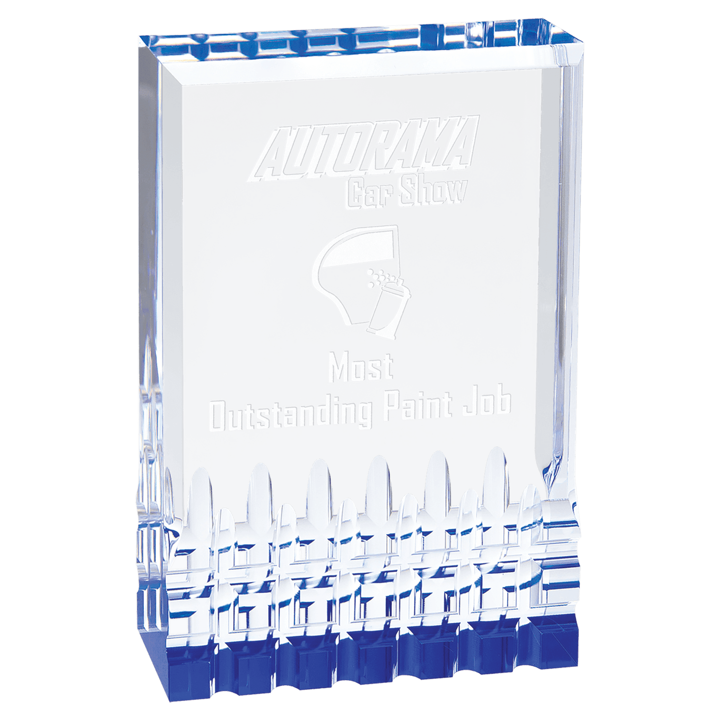 3 1/2" x 5" Blue Mirage Acrylic