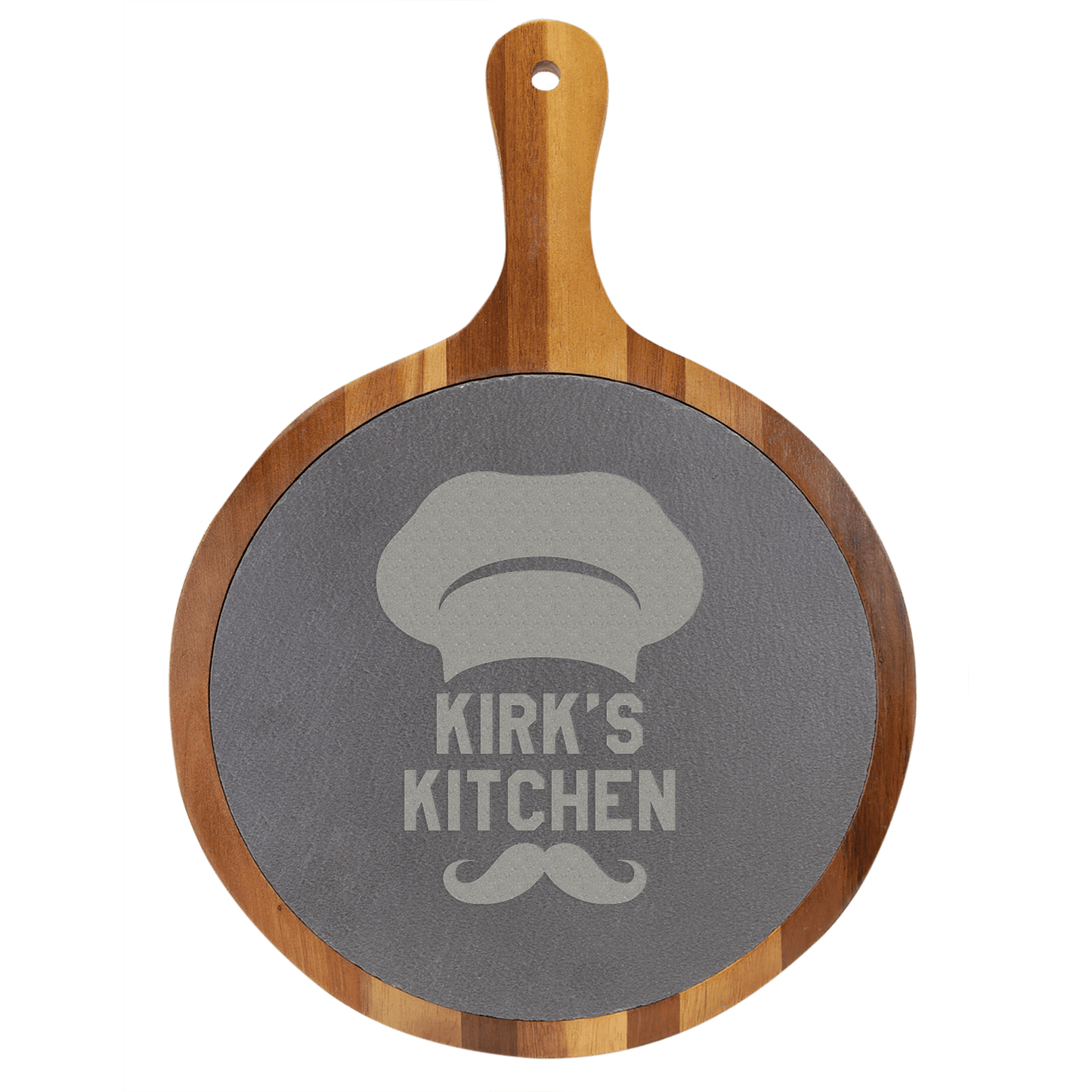 Acacia Wood with Slate Cutting Board