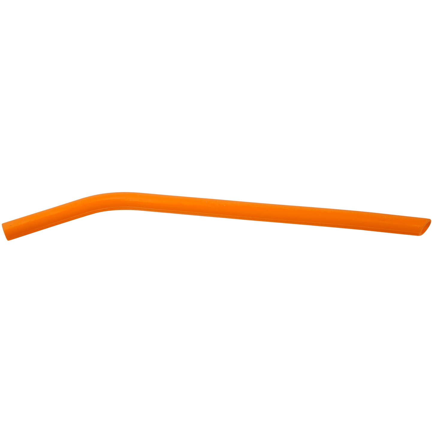 Orange Silicone Straw