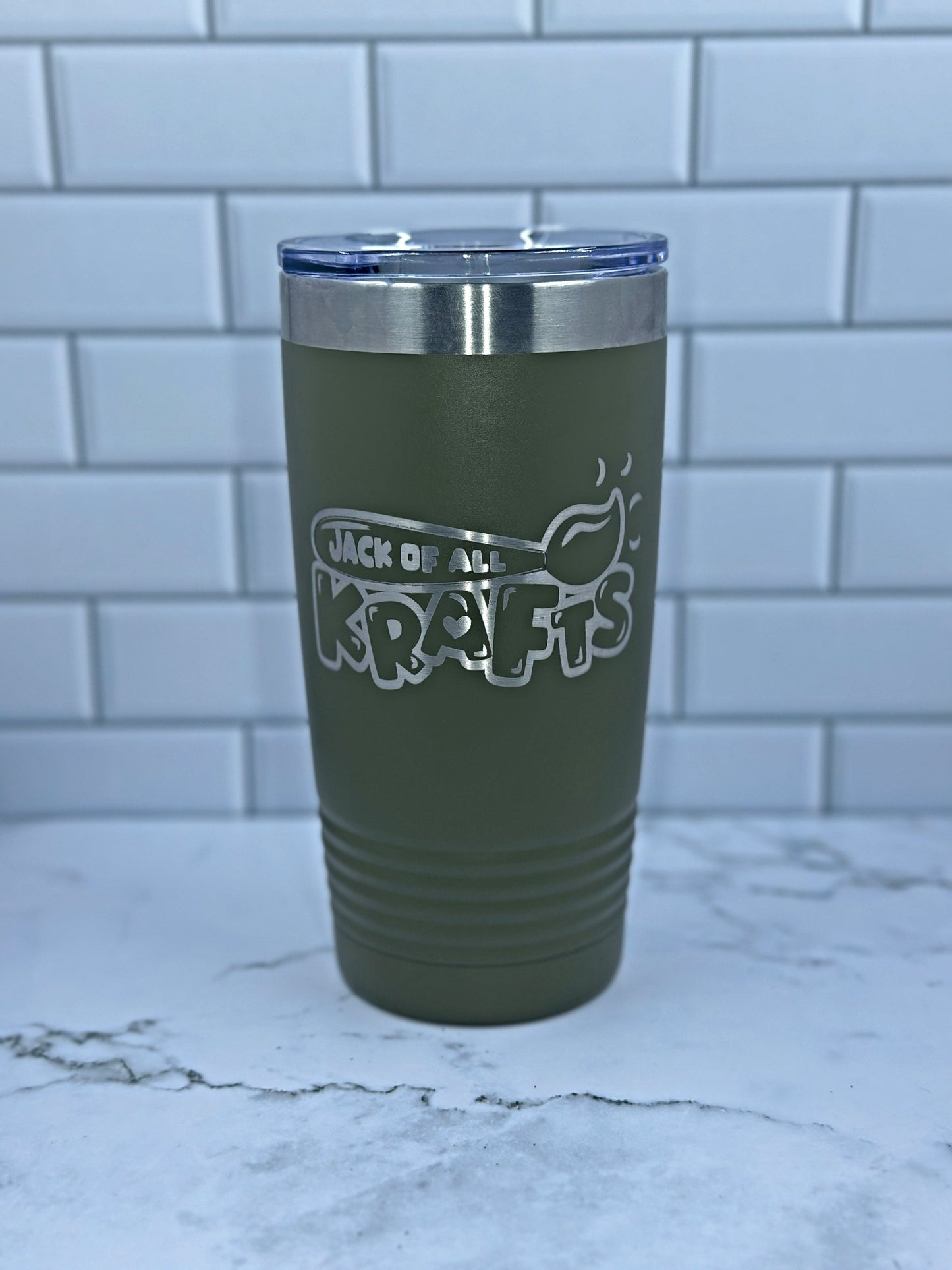 Jack of All Krafts Engraved Tumbler