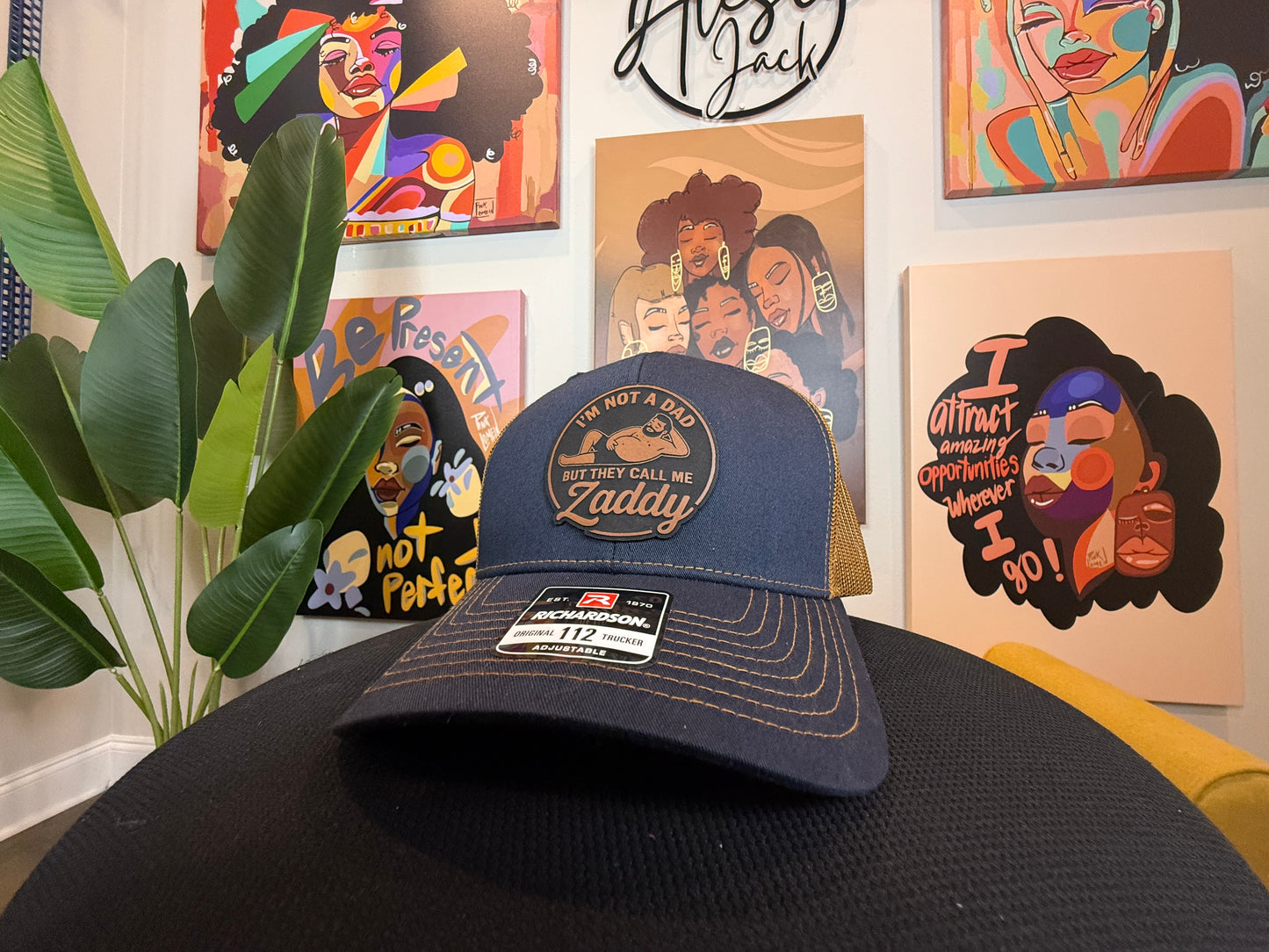 Custom Richardson 112 Trucker Hat with Engraved Patch - Personalized Snapback Cap for Branding, Events & Gifts