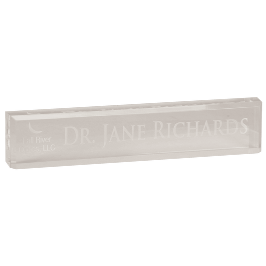 Clear Acrylic Desk Wedge