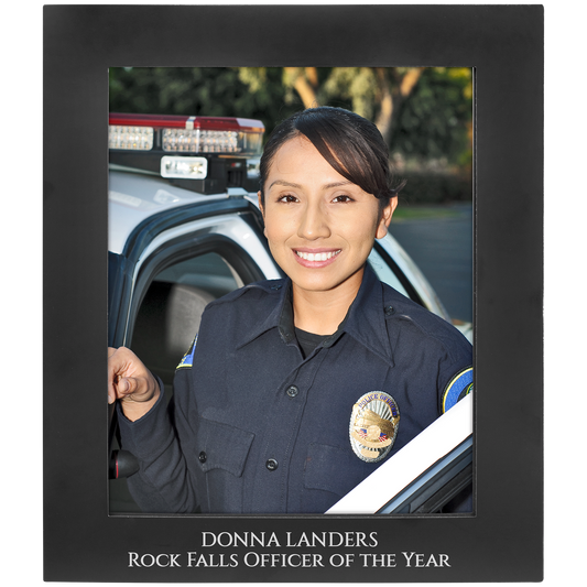 Black Anodized Aluminum Photo Frame