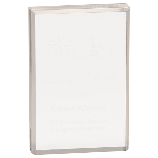 4" x 6" Clear Rectangle Acrylic