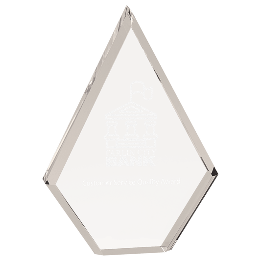 7" Clear Diamond Acrylic