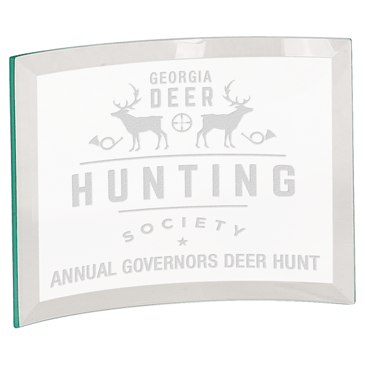 5" x 7" Bevel Glasss Crescent