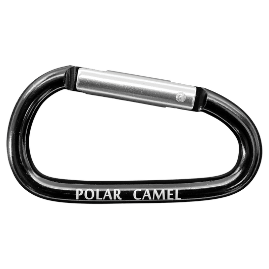Polar Camel Water Bottle Carabiner-Black