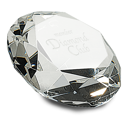 Premier Crystal Diamond Paperweight