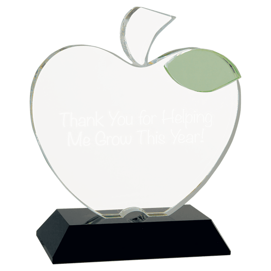 Crystal Apple with Base