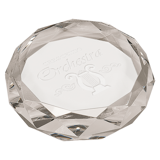 Premier Crystal Round Paperweight