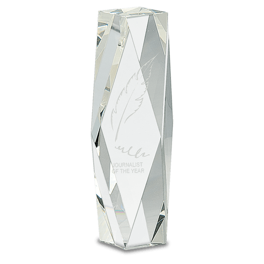 8" Crystal Facet Tower