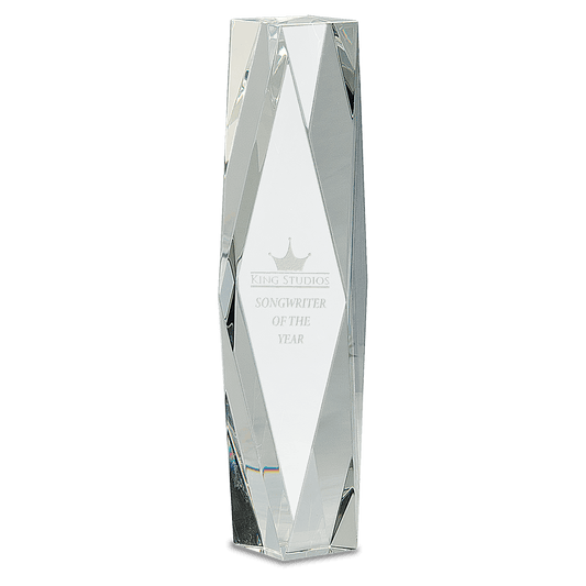 12" Crystal Facet Tower