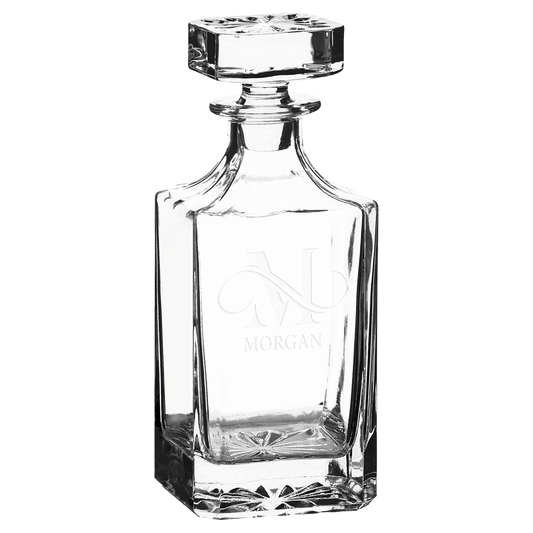 Polar Camel Square Glass Decanter