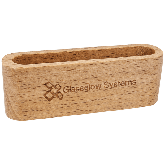 Beech Wood Business Card Holder